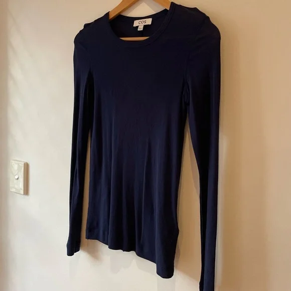 Cos Scoop Neck Long Sleeved Top - Picture 2 of 5
